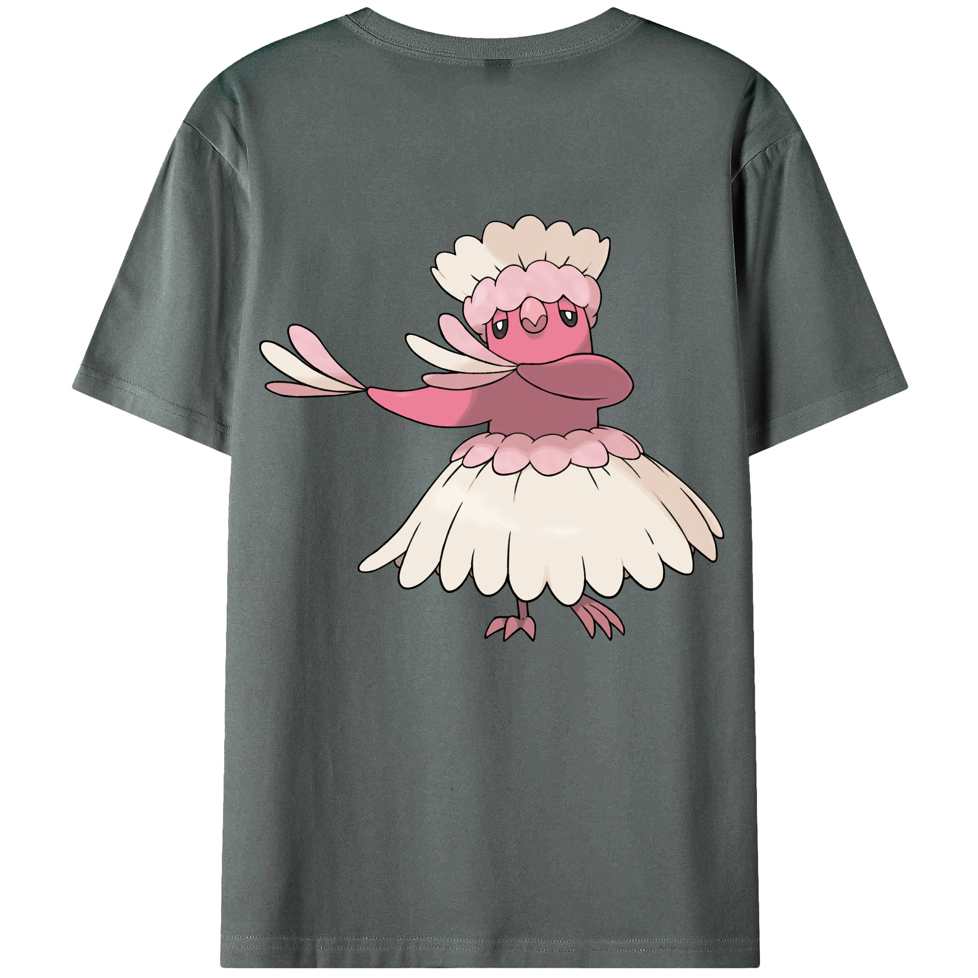 （画像用） ポケットモンスター Pokémon 綿100％ メンズ半袖Tシャツ（バックプリント） 通気性
